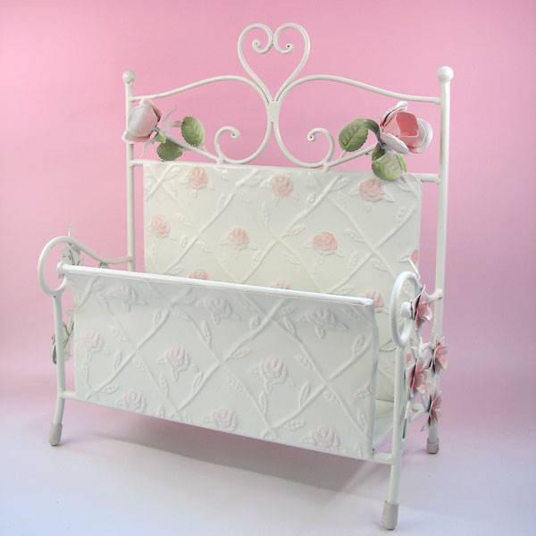 アイアン ローズのマガジンラック 輸入雑貨 イタリア製 ヨーロピアン